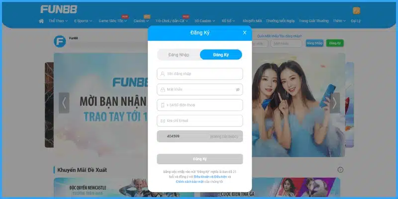 Ba Bước Đăng Ký Fun88 Nhanh: Chơi Thả Ga Ưu Đãi Độc Quyền Quyền lợi trọn vẹn khi đăng ký Fun88