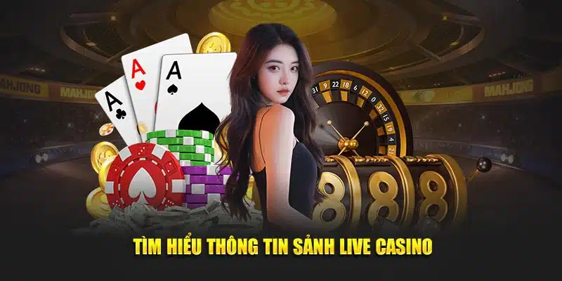LIVE CASINO Tìm hiểu thông tin sảnh live Casino